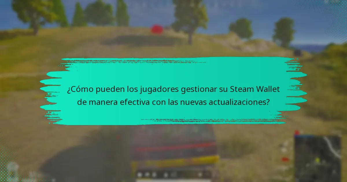 ¿Qué cambios en las políticas afectan a Steam Wallet y PUBG?